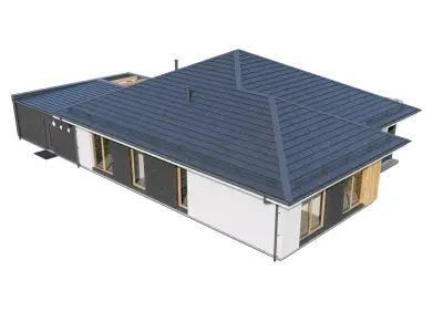 Modern house Allery 3D model