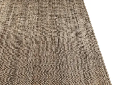 Carpet set 2227 - Jute Rug Taupe - 5K 3D model