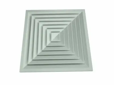Ceiling Ventilation AC Duct Low-poly 3D model