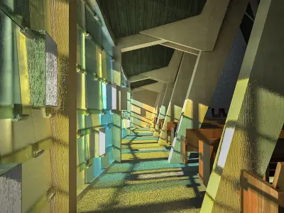 Church Interior 3D model