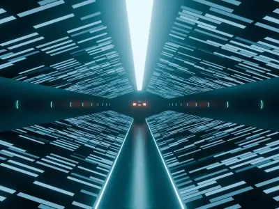 Sci-Fi Tunnel Animation 3D model