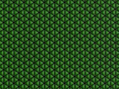 Dark Green Padded Triangular Wall Panel PBR Seamless Texture