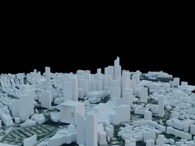 La Defense - Paris - France 3D model