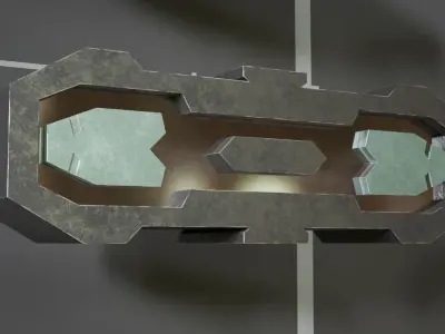 10 Sci Fi Windows 3D model