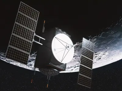 Science Probe Satellite Low-poly 3D model