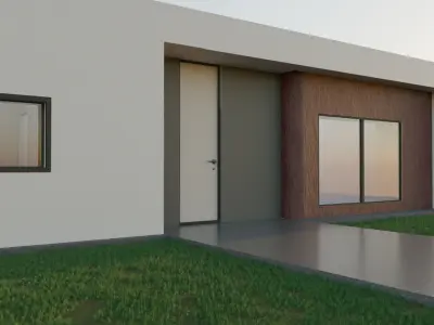 Modern House 3D model 34