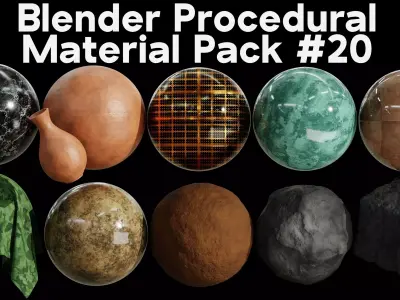 Blender Procedural Material Pack 20 Texture