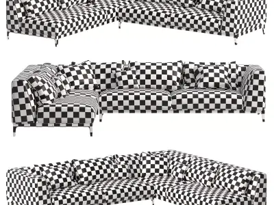 Olivier Sofa by Flou 3D model