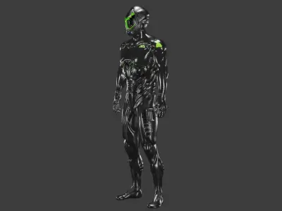 Cyber Mosimo Low-poly 3D model