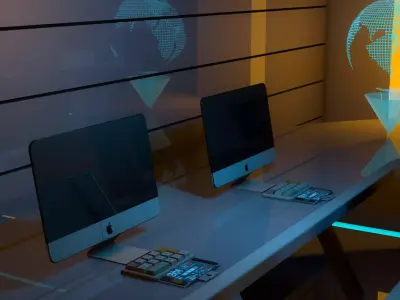 Sci Fi Room 3D model 52