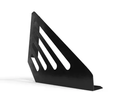 Heavy-Duty Industrial Metal Gusset Bracket 2 color 3D model