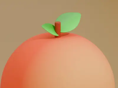 Orange Shop 3D model
