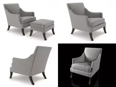 Bernie Lounge Chair 3D model