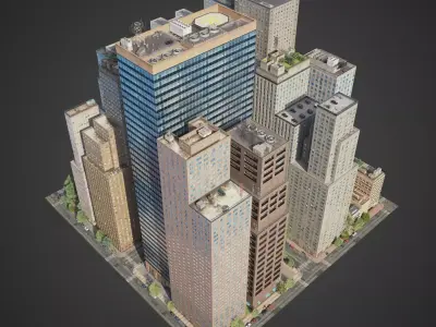 City District C7-C20 3D model
