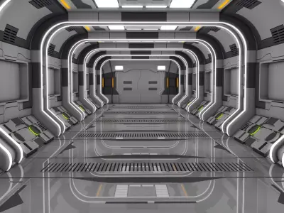 Sci Fi Corridor 3D model