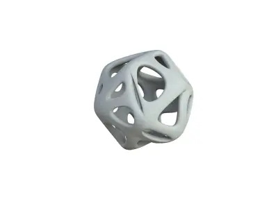 SciFi Cube Object No 18971 Low Poly Shape Texture