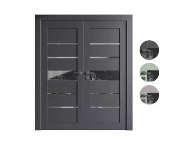 Modern entrance door 75 3D model