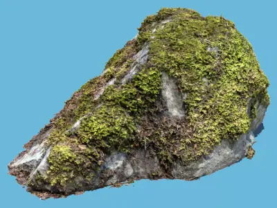 Kate Moss Rock 3D model