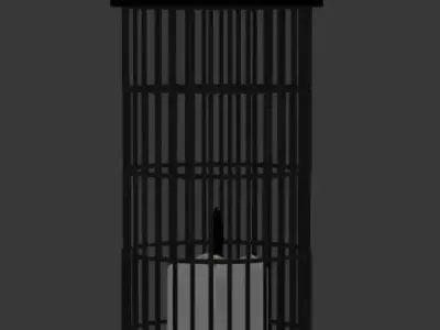 Lantern 3D model 9