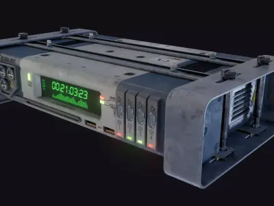 SCIFI Device 003 Low-poly 3D model