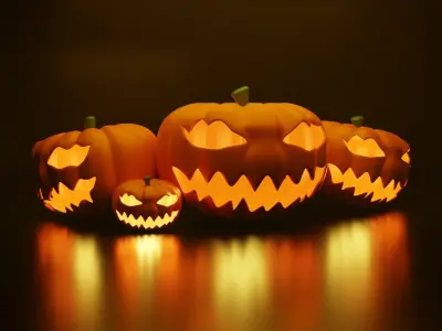 Halloween Pumpkin Free 3D model