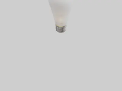 Light bulb model Low-poly 3D model