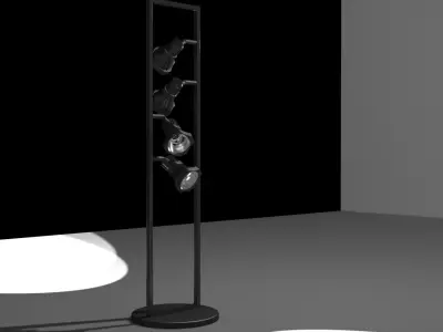 DECORATIVE LAMPS - LOW-POLY Low-poly 3D model
