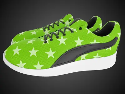 Stylized shoes 3D model