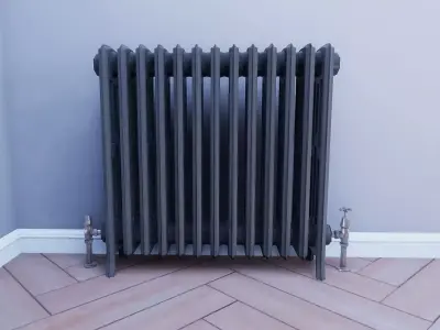 Cast Iron Radiator  Low-poly 3D model