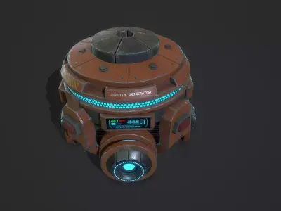 Gravity Generator Low-poly 3D model