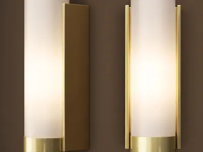 RH POWELL SCONCE 3D model
