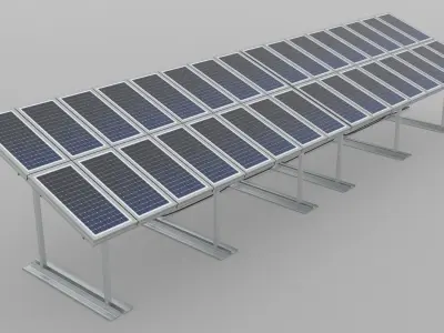 Solar Energy System 3D model