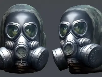 Helmet 3d model military combat Military scifi Low-poly 3D model get