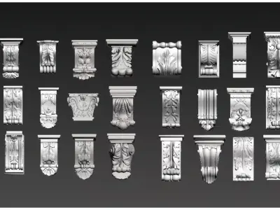 Decorative Bracket 3D model