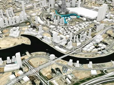 Business Bay Dubai United Arab Emirates 3D model