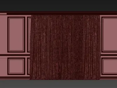 Curtain Set 292 3D model