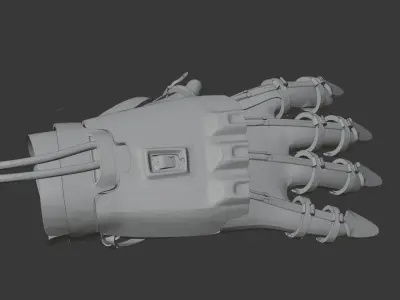 Robotic Gloves 3D model