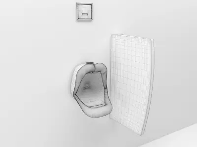 Urinal 7 toilet 3D model