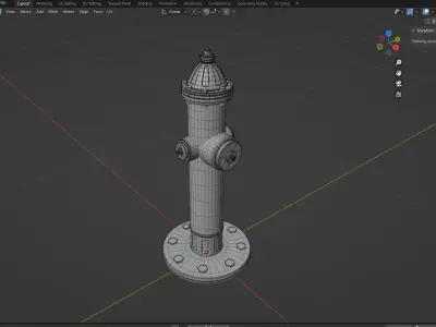 FIRE HYDRANT 3D model 22