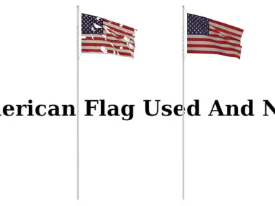 American Flag - New And Used Low-poly 3D model
