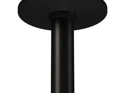 Modern LED tube spotlight Low-poly 3D model