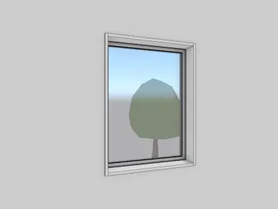 Japanese Window FIX  3D model