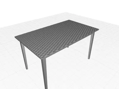 Mclachlan Dining Table 3D model
