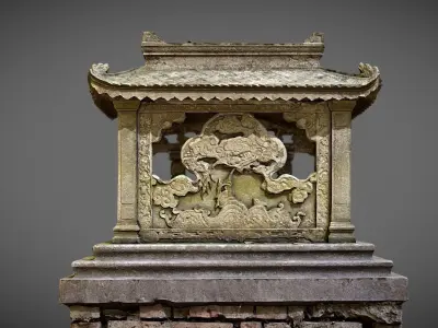 Chinese Funeral Pagodon 3D model