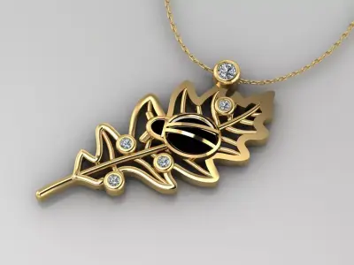 Pendant P193 3D Print Model 3D print model