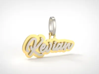 Model 728 Kevian Name Pendant 3D print model