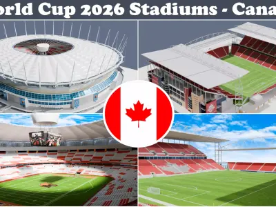 World Cup 2026 Stadiums - Canada 3D Model Pack