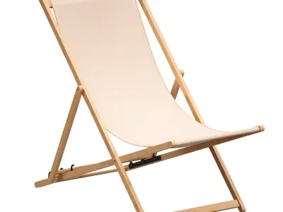 Chaise lounge chair sun lounger 3D model