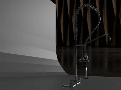 3 Sink Faucet Low-poly 3D model