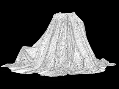 Fabric cover 3D model